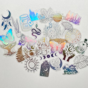 Set de 15 stickers autocollants holographiques Pack Surprise