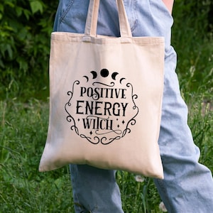 Tote bag Positive energy witch