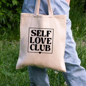 Tote bag Self Love Club