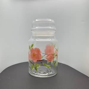 Franziskaner Desert Rose Glass Vorratsdose, 18,5 cm, handbemalt