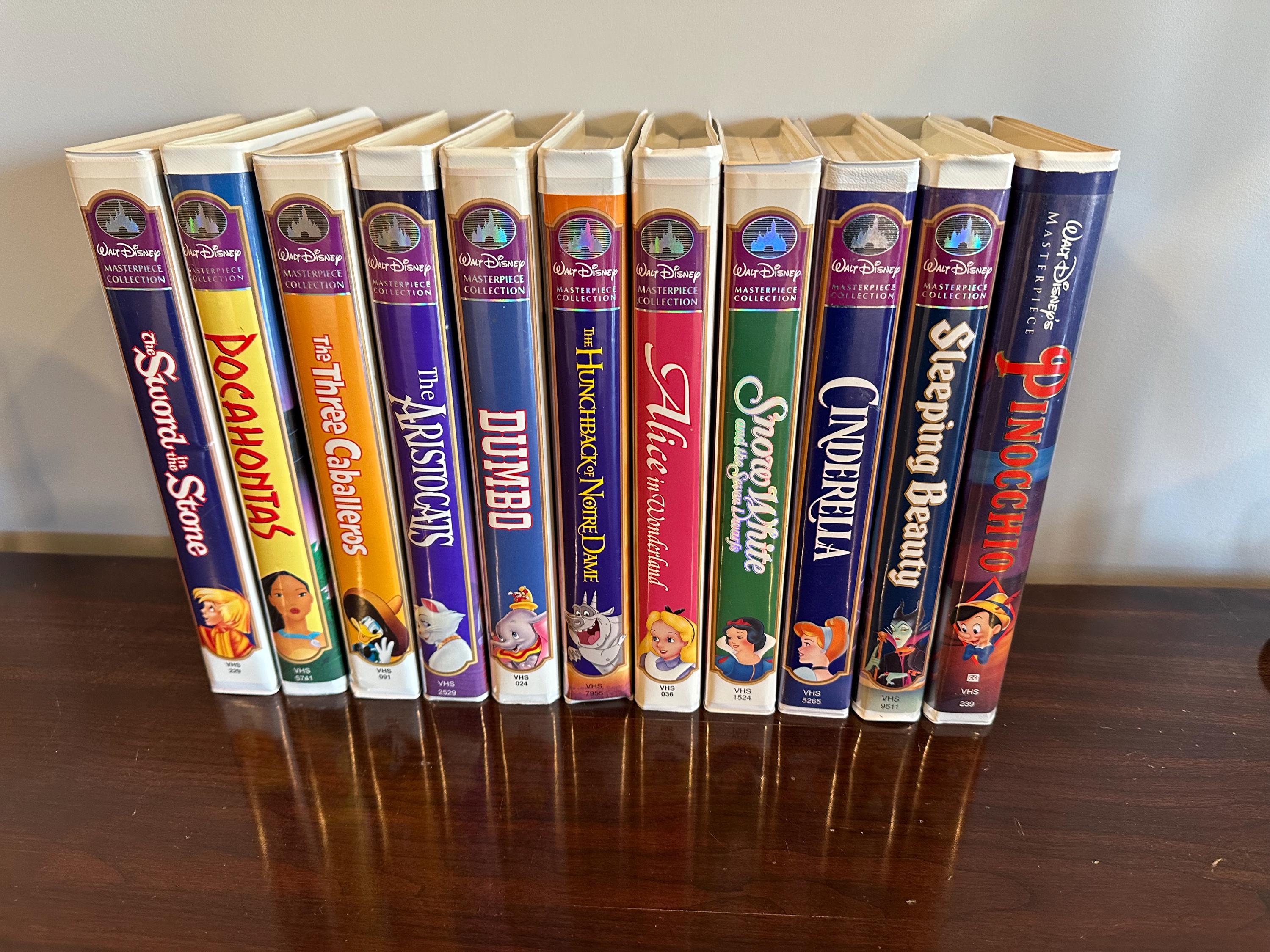 Disney Masterpiece Collection (VHS), Collectible Movies (11) - Etsy