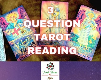 MÊME HEURE Lecture de tarot en 3 questions par Alice, livraison rapide