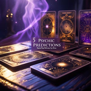 5 Psychic Predictions | Tarot Reading • Psychic Reading by Alice