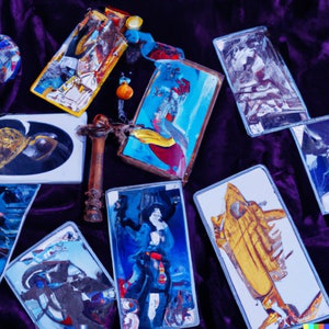 GLEICHE STUNDE Tarot-Leseanleitung Schalte Klarheit frei, finde deinen Weg, erhalte schnelle Antworten Bild 2