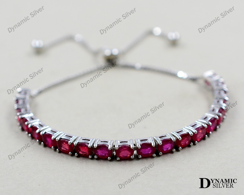 Details about 925 Sterling Silver 8x6mm Oval Cut Natural Ruby Gemstone Adjustable Tie Bracelet Details about 925 Sterling Silver 8x6mm Oval Cut Natural Ruby Gemstone Adjustable Tie Bracelet