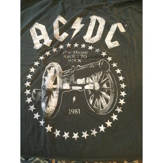AC/DC 2015ツアーＴシャツ　会場限定 AC/DC Rock Or Bust 2015 North America Tour T-Shirt Men's