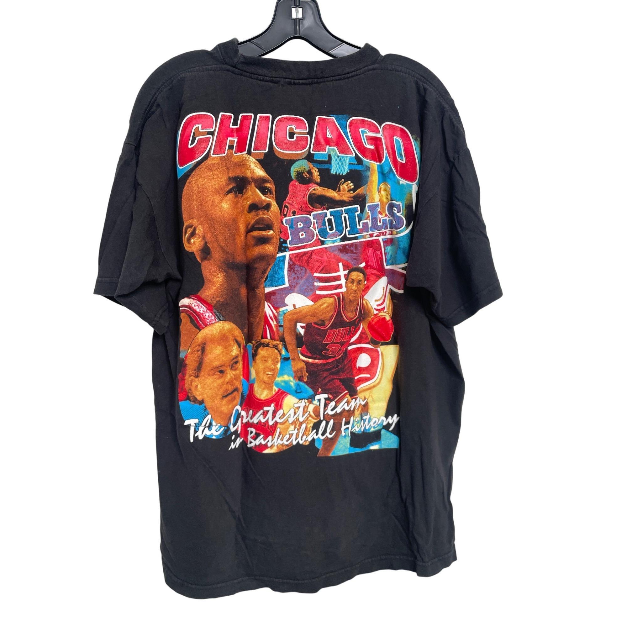 Vintage 1997 NBA Champions Chicago Bulls T-shirt XL Michael Jordan