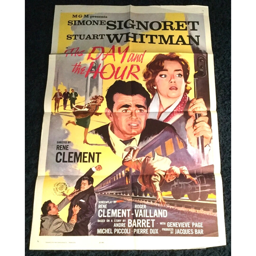 1963 the day and the hour original movie poster canada theatre whitman