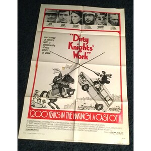 Dirty Knights Work 1976 Movie Lobby Theater Poster in Canada