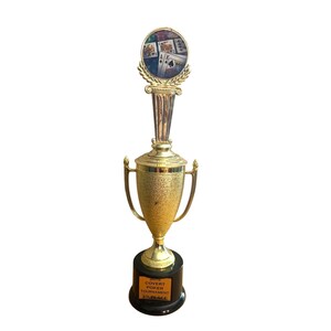 2015年 コバートポーカートーナメント2位ゴールドトロフィー（カードデザイン＆ブラックベース）