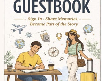 The Ultimate Guestbook: A Fun Airbnb Guest Book with Games, Prompts