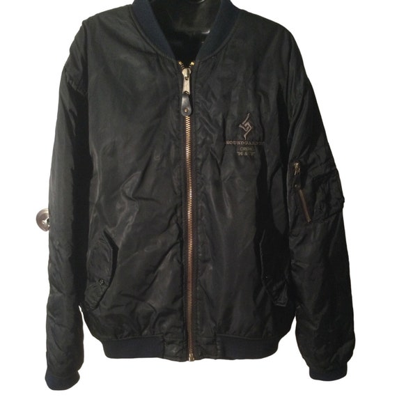 Soundgarden Concert Crew Jacket 1996 and 1997 Black Men's Soundgarden Concert Crew Jacket 1996 and 1997 Black Men's