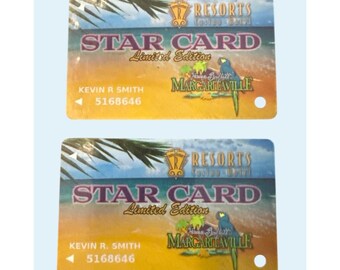 Resorts Casino Star Card Limited Edition Margaritaville Design