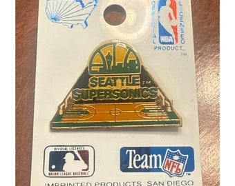 Seattle Supersonics Team NBA Collectible Vintage Pin