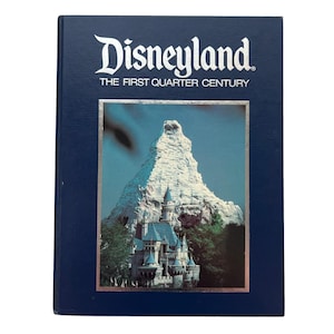 Disneyland The First Quarter Century Book Commemorative RARE Linda Alcorn Letter