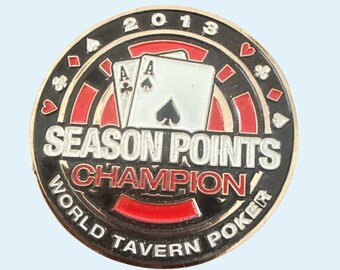 2018 World Tavern Poker Season Points Champion Card Guard Weight
