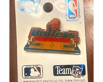 NBA & NFL Licensed Washington Bullets Pin New "Old Stock" pinback Lapel Hat