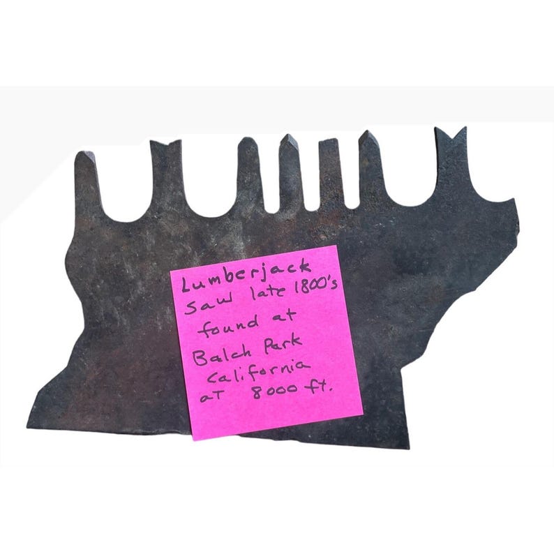Antique Lumberjack Saw Late 1800s From Balch Park CA - Etsy