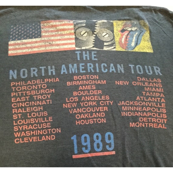 1989 Rolling Stones North American Tour Concert XL Me… Gem