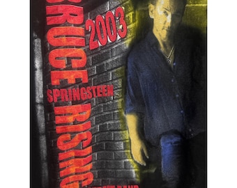 Bruce Springsteen and the E Street Band 2003 Concert World Tour T-Shirt XL Black