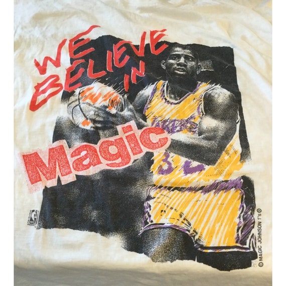 Vintage Magic Johnson T's Los Angeles Lakers Magi… - image 4