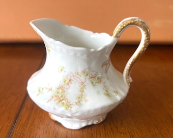 Antique Limoges Theodor Haviland Creamer 3 3/4" tall