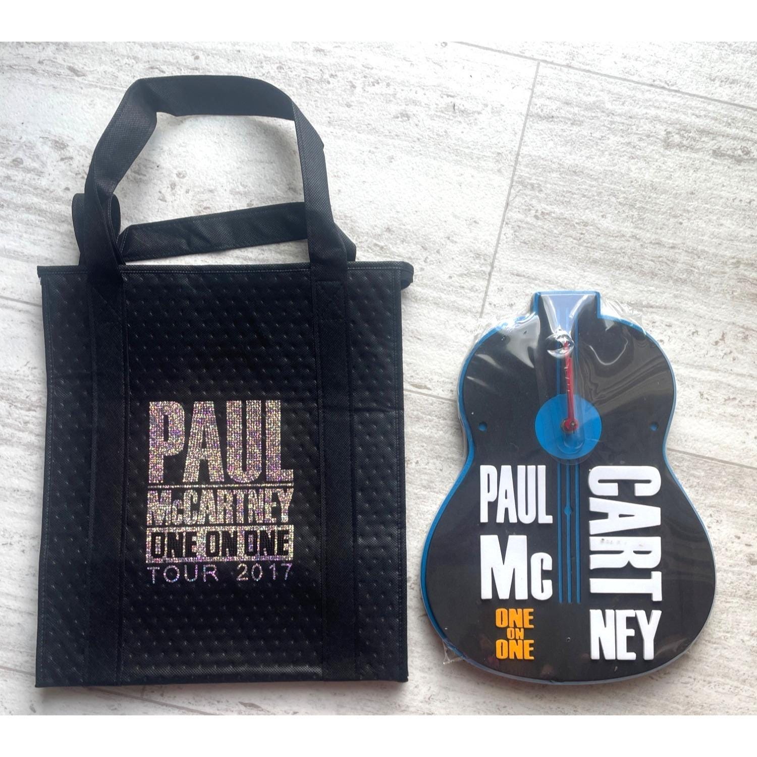 Paul Mccartney One on One Tour 2017 Black Quilted Tote Bag 