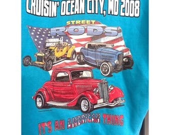 Cruisin Ocean City MD 2008 Street Rods Hoodie S