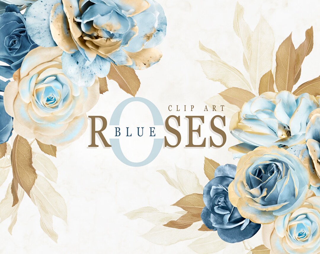 Real Roses Clip Art, Blue Roses Bouquet Clipart, Blue Flower Clip Art ...