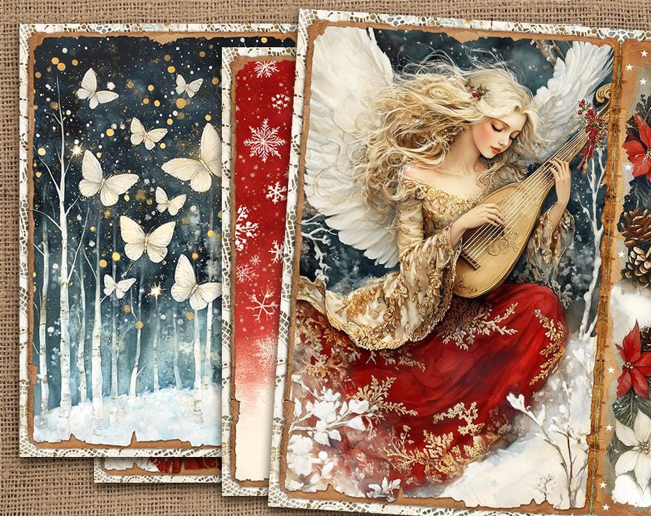 Vintage Noel Angels - Etsy