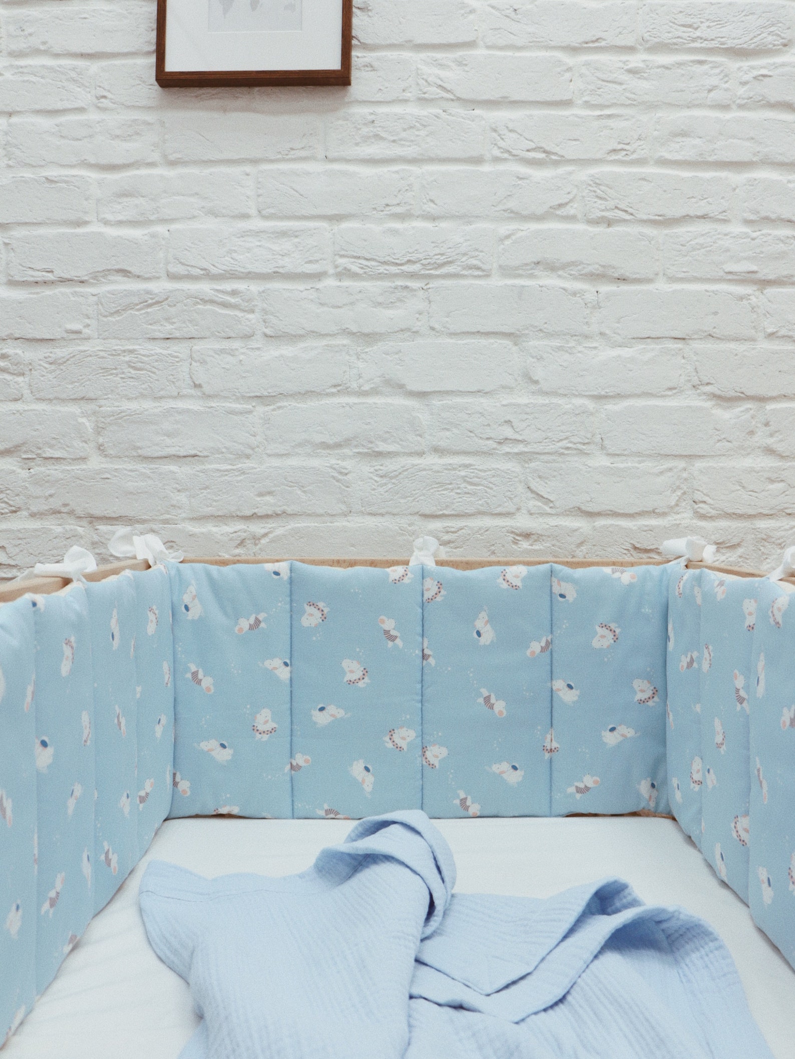 Bumpers for baby cot flat mini baby bedding baby bumper Etsy