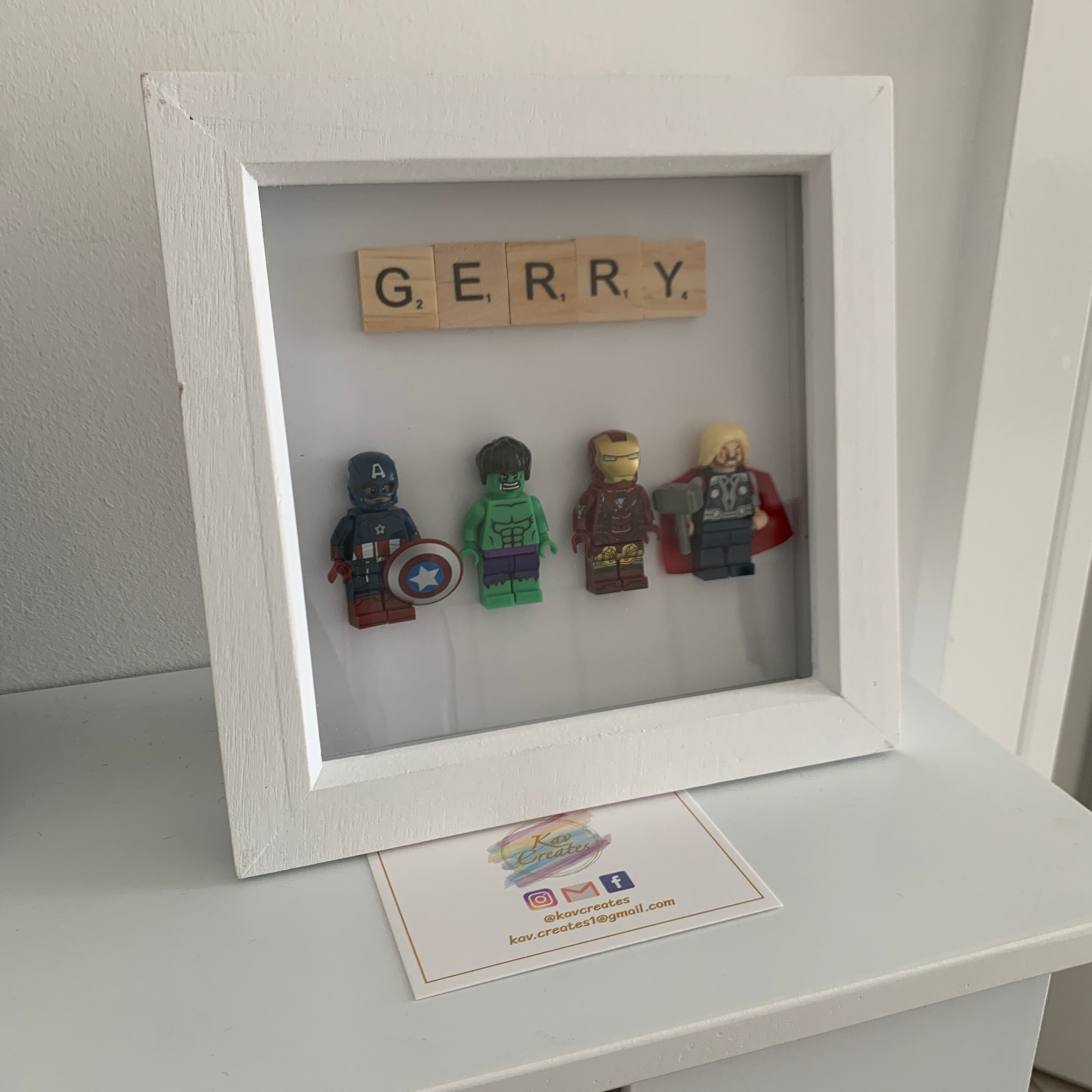 Personalised Superhero/ Avengers/ Marvel/ DC/ Shadow Box | Etsy