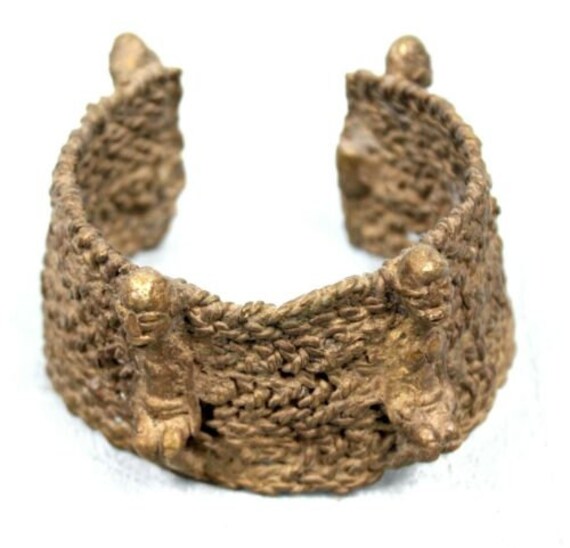 vintage - bracelet Lobi Burkina Faso - bronze - m… - image 6