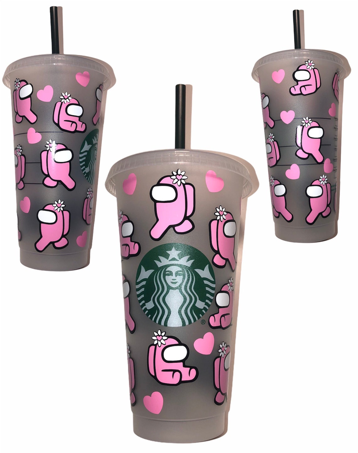Among Us Starbucks Cold Cups Etsy