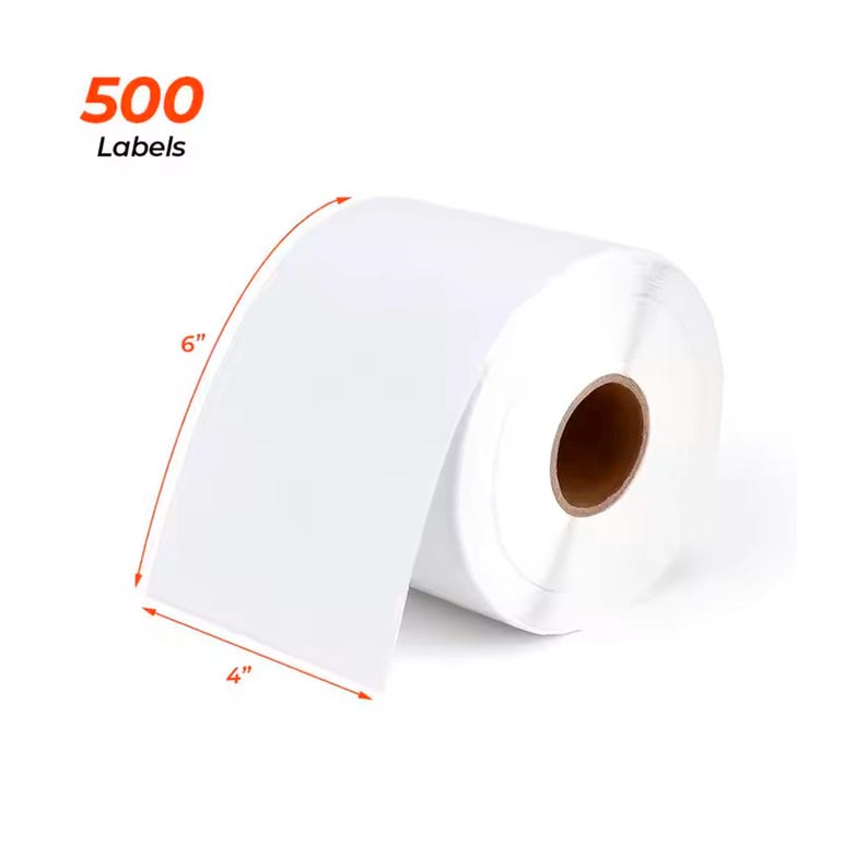 6x4 Inch Thermal Printer Shipping Labels: 500 Waterproof Self-adhesive ...