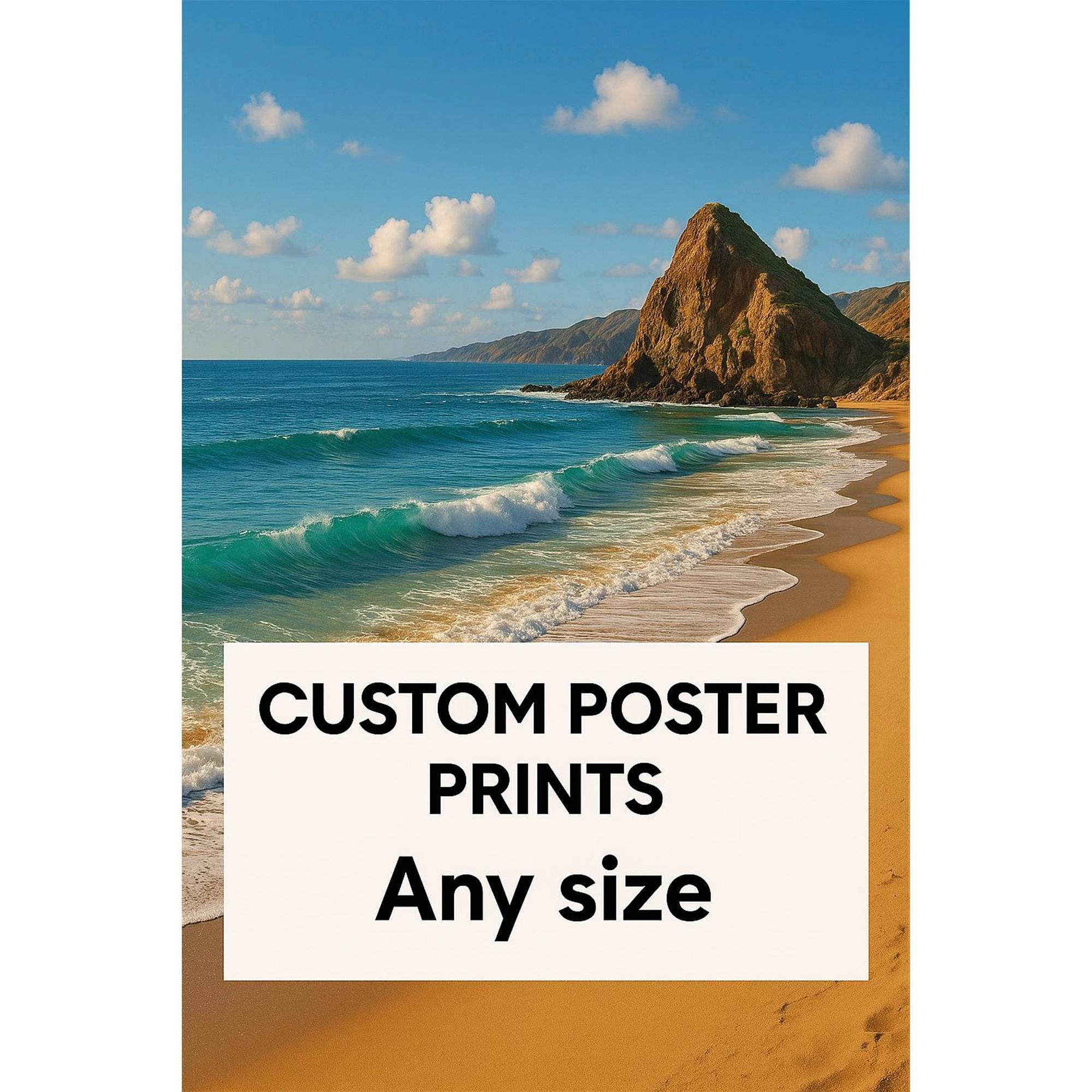 Custom Photo Posters Example Personalized Photo Poster, Custom Wall Art, Matte or Glossy Print - Etsy