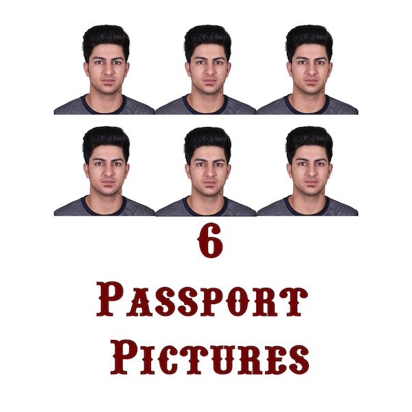 US Online Passport photo prints 2*2 inch, VISA, Citizenship, Immigration, Work Photos , green card photo