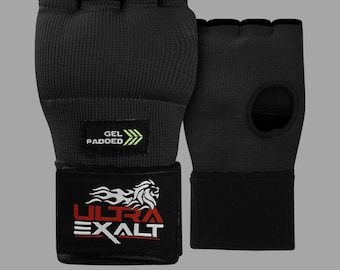 Quick Wrap Combat MMA Gloves - Boxing Inner Gel Gloves (Pair) Quick Wrist Wrap