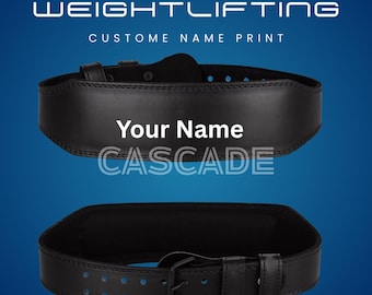 Cinturón de levantamiento de pesas personalizado, cinturón de entrenamiento para gimnasio - Accesorios de fitness
