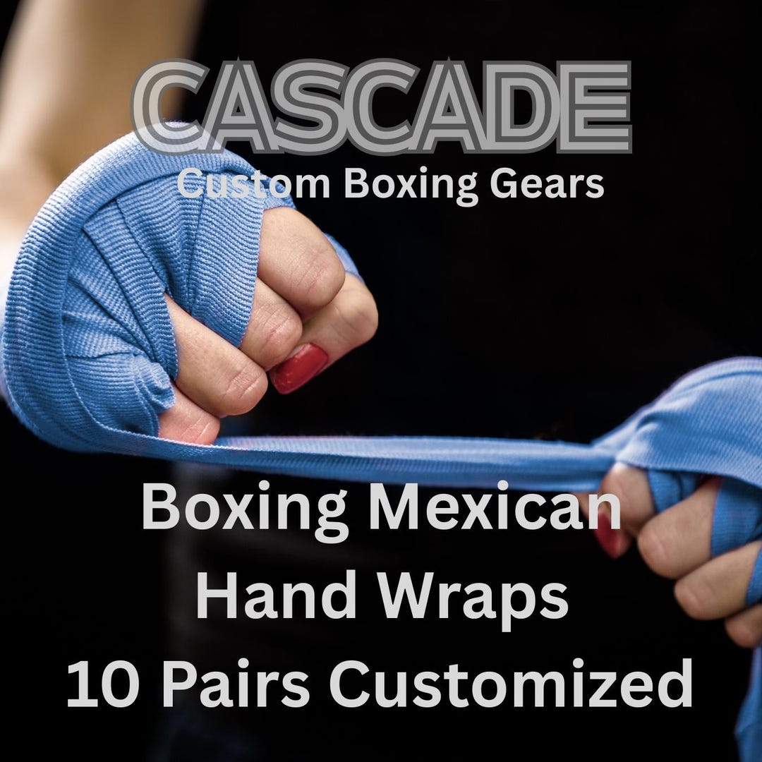 Customized Mexican Style Boxing Hand Wraps - MMA Kickboxing Sparring - Etsy