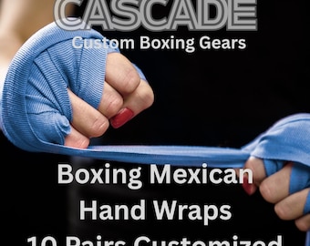 Customized Mexican Style Boxing Hand Wraps MMA Kickboxing