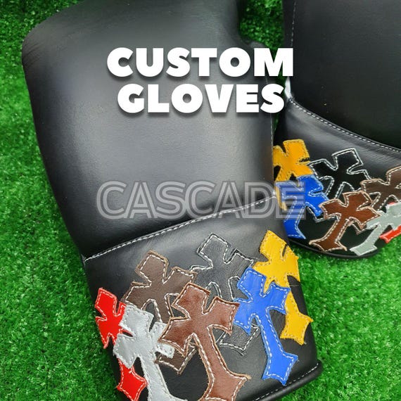 Custom Cowhide Leather Boxing Sparring Gloves: Adult Lace-Up Training