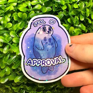 Sea Lion bundle deal: Sticker sheet, sticker and keychain image 6