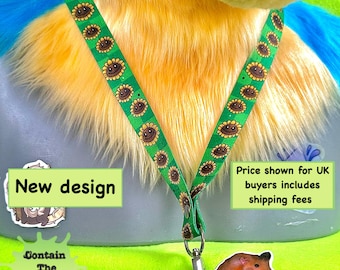 PVZ hidden disability awareness sunflower lanyard