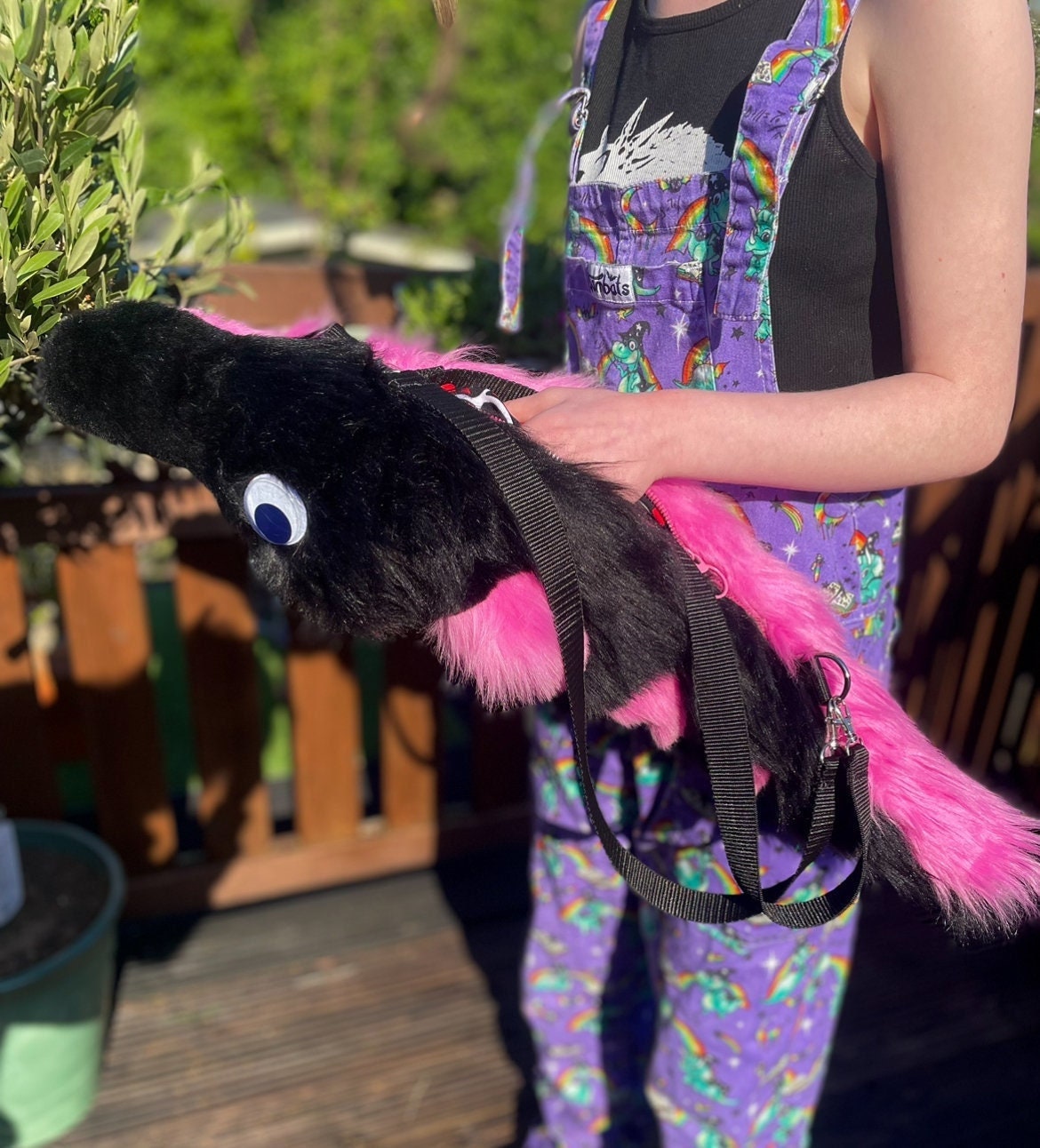 Custom plush backpack hotsell
