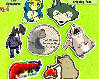 individual waterproof 3” stickers