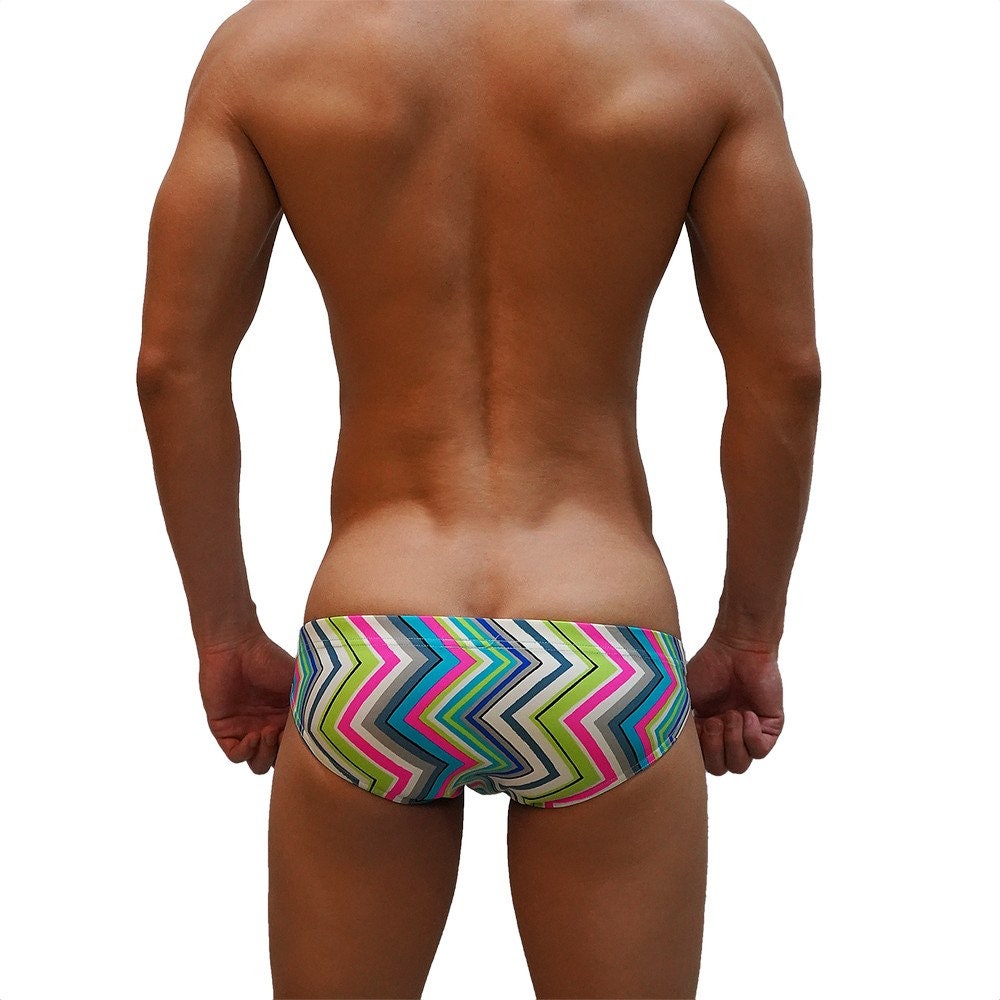 Neptune Scepter Men Sexy Contour Pouch, Low Rise, Swimming Briefs 