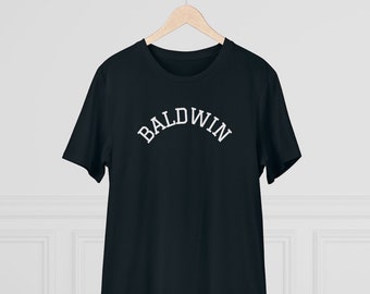 James Baldwin DREAMSCHOOL Camiseta de escritor, suave 100% algodón