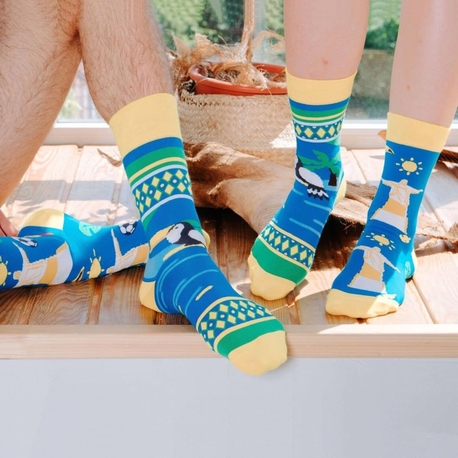 Cool socks Brazil fun socks cute socks knee high socks Etsy
