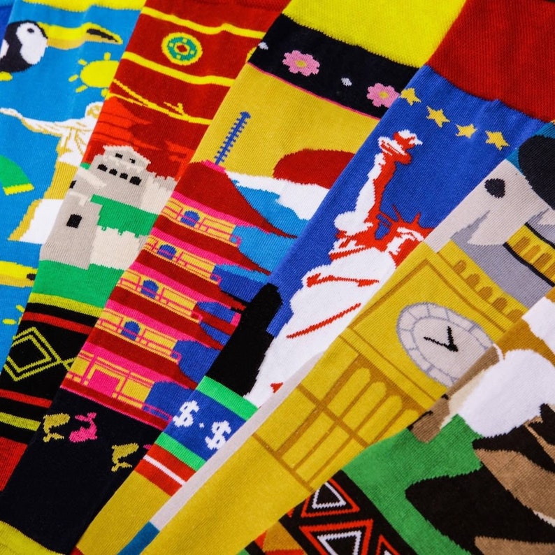 novelty socks Cool socks Pocahontas mismatched socks Creative collection knee high socks fun socks cute socks
